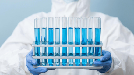 front-view-scientist-holding-blue-chemicals